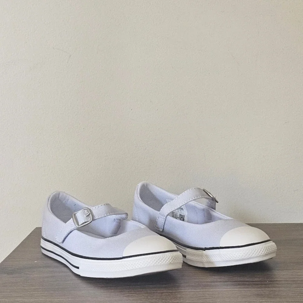 Converse Youth CTAS Dainty Mary Janes Size 3 Blueberry Ice A13445F NWT